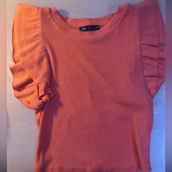 Zara ruffled tee - Picture 1 of 2